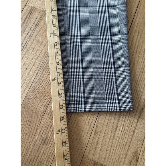 VELVET BY GRAHAM & SPENCER Womens Plaid Crop Straight Leg Pants Sz 2 - Picture 8 of 9
